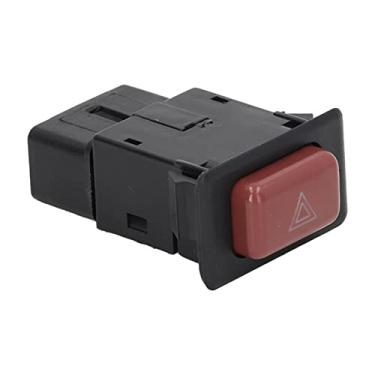 Imagem de Keenso Interruptor de Perigo, Interruptor de Luz de Advertência de Perigo, Botão de Pressão da Lâmpada de Emergência Com Alta Sensibilidade para Pajero Shogun V31 V32 V33 Mb652291