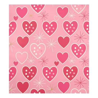 Imagem de Blueangle Love Heart Capa de ímã para lava-louças Dia dos Namorados, decoração da capa frontal da máquina de lavar louça, adesivos de eletrodomésticos, adesivos de eletrodomésticos, 58 cm C x 66 cm