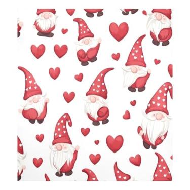 Imagem de Blueangle Coração Dia dos Namorados, capa magnética para lava-louças, decoração de capa frontal para lava-louças, adesivos de eletrodomésticos, adesivos de eletrodomésticos, 58 cm C x 66 cm, adesivo