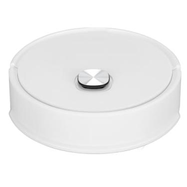 Imagem de Cryfokt Robô Aspirador de pó Robótico Inteligente, Sucção Forte para Piso de Pelos de Animais de Estimação, Limpeza Diária, Branco 3 Em 1, Anti-queda para Uso Doméstico, 9,4 X 9,4 pol.