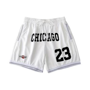 Imagem de Bermuda Masculina Casual De Secagem Rápida E Respirável, Tendência De 