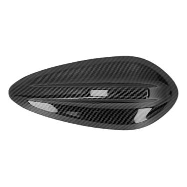 Imagem de KIMISS Capa de Antena de Barbatana de Tubarão, Estilo de Fibra de Carbono, Guarnição para Série X, X1, X4, X5, X6, X5m, X6m, Elegante, Proteção Aérea de Teto de Carro