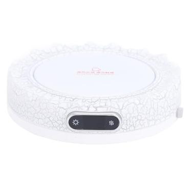Imagem de aqxreight Aquecedor Elétrico de Canecas Com Luzes Coloridas Em Formato de Vulcão Configuração de 4 Temperaturas Aquecimento de Temperatura Constante Temporizador 8H Placa de Aquecimento de Copo para