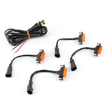 Imagem de KIMISS Luzes de Grade LED 4pcs 12V para 2016-2020 - Acessório de Visibilidade Aprimorada Com Várias Opções de Lentes (Luz Amarela Concha Amarela)