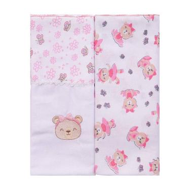 Imagem de Kit Manta Flanelado para bebê 2 unidades Bublim