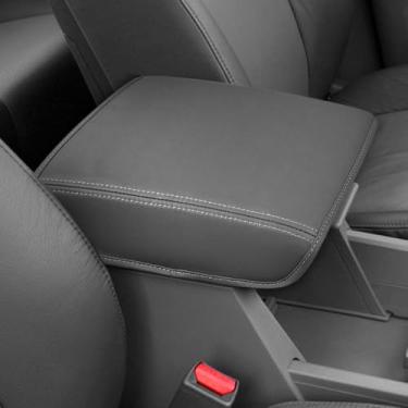 Imagem de DEYTOP Capa de console central para Honda Ridgeline 2006-2014 capa de apoio de braço de carro para Honda Ridgeline 2006 2012 acessórios protetor de apoio de braço (cinza)