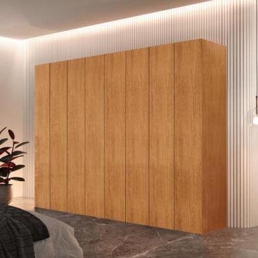 Imagem de Guarda Roupa Casal Atacama 100 MDF 8 Portas e 8 Cabideiros - Moderna M