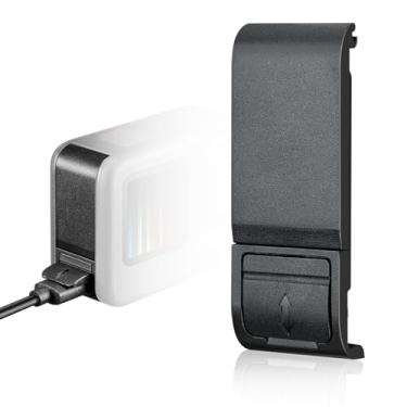 Imagem de Arzweyk Capa de porta de bateria de substituição compatível com GoPro Hero 13, 12, 11, 10, 9 câmeras pretas, acessórios de câmera de porta lateral à prova de poeira para Hero13