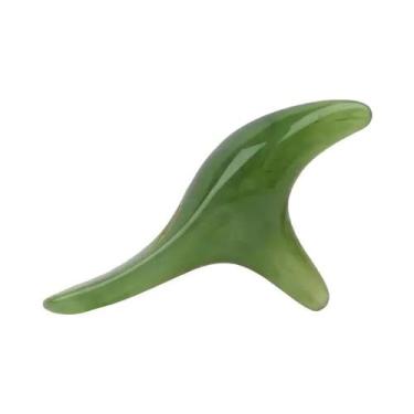 Imagem de Ferramenta Profissional De Massagem Gua Sha Em Madeira Para Drenagem L