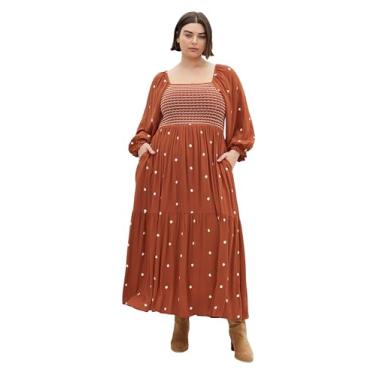 Imagem de City Chic Vestido Kai Ginger Plus Size, Gengibre, 54