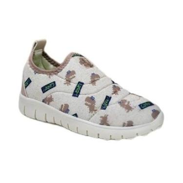 Imagem de Tênis Novope Infantil Menino Confortável 12833 Calce Fácil Dinossauro Homem Aranha-Masculino