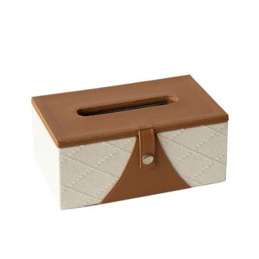 Imagem de Porta-toalhas de papel caixa de papel doméstico mesa de café caixa de armazenamento caixa de guardanapo de mesa caixa de armazenamento de toalha de papel recipiente de lenços
