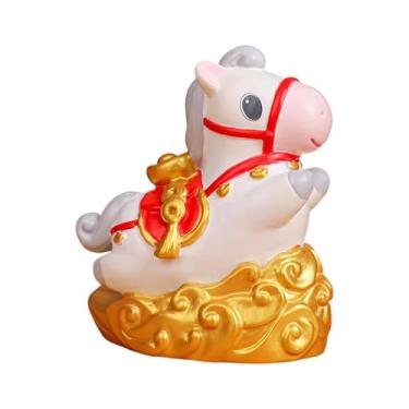 Imagem de XLWLLNJ Estatueta de Cavalo, Ornamento Criativo para Mesa, Prateleira, Interior Do Carro Ou para Festivais.