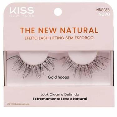 Imagem de Cílios Postiços Kiss New York The New Natural Gold Hoops 1 par-Feminino