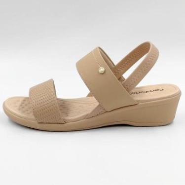 Imagem de Sandália Comfortflex Casual Anabela Feminina-Feminino
