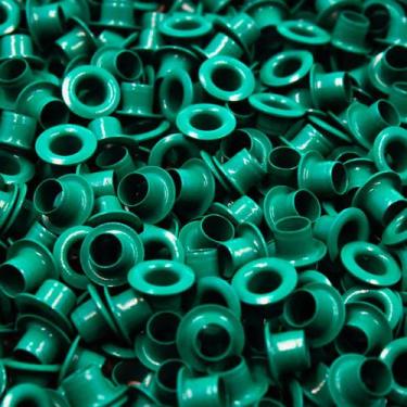 Imagem de Ilhós de Metal N51 Verde Médio Cassmar 500 unidades