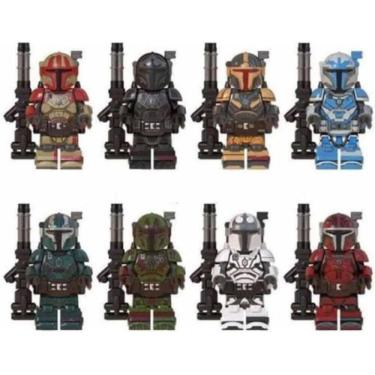 Imagem de Boneco Blocos Montar Mandalorian Artilharia Pesada Star Wars