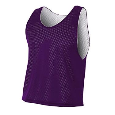 Imagem de Camisa Masculina de Treino Reversível Lacrosse A4, Purple/White, XX-Large
