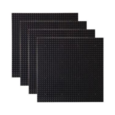 Imagem de Placas Base 32x32 (4 Peças) De Plástico Compatíveis Com Blocos De Mont