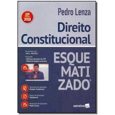 Imagem de Direito Constitucional Esquematizado Capa comum  9 julho 2018 - SARAIV