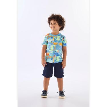 Imagem de Camiseta Infantil em Algodão Flamê Up Baby-Masculino