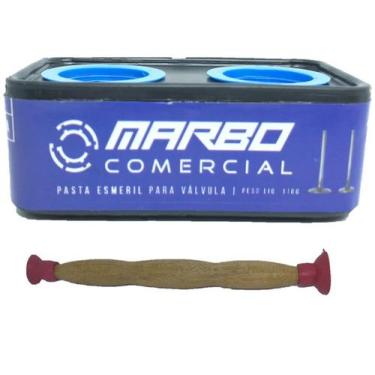 Imagem de Kit Chupeta Pasta Esmerilhador Esmirilha Válvula Fina Grossa - Marbo