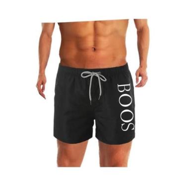 Imagem de Shorts De Praia Para Homens, Moda Verão 2024, Para Surf E Corrida - NO