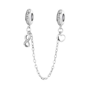 Imagem de Pingentes De Urso Fofo Banhados a Prata Para Pulseiras De Amizade Femi