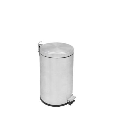 Imagem de Lixeira Inox c/ Pedal Tramontina Balde Interno Removível 12L