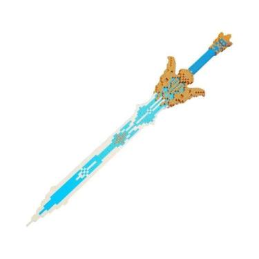 Imagem de Brinquedo De Blocos De Montar De Espada Samurai E Faca Ninja Para Cria