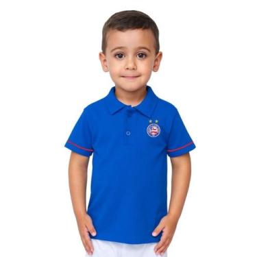 Imagem de Camisa Polo Infantil Bahia Azul Oficial - Revedor, Azul, Tam 8