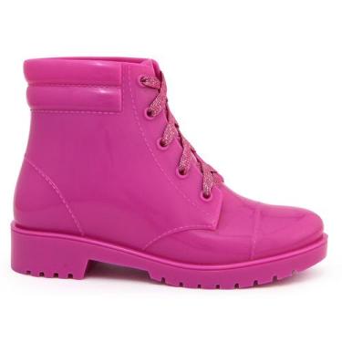 Imagem de Bota Feminina salto infantil Coturno Rosa Super estilo - Free Star, Ro