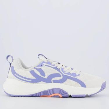 Imagem de Tênis Olympikus Treino Feminino Cinza e Lilás, 38