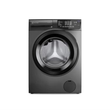 Imagem de Máquina de Lavar Frontal Electrolux 12kg Cinza Ônix Inverter com Água Quente e Lavagem Inteligente (LFC12) 127V