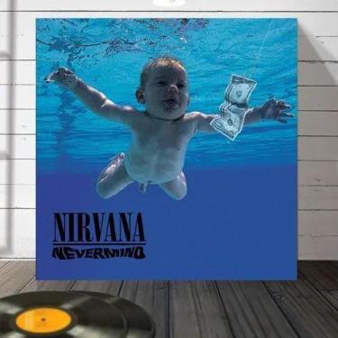 Imagem de Placa Quadro Decoração Disco Nirvana Nevermind 30x30cm - ARTSIM
