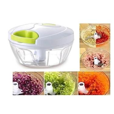 Imagem de Triturador e Moedor De Alho Frutas Alimentos 3 Lâminas G - Easy Spin C