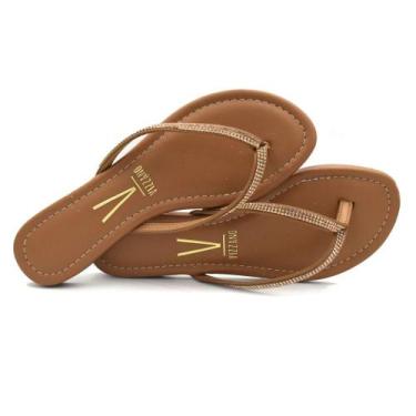 Imagem de Sandália Rasteria Feminina Vizzano, Bege, 38