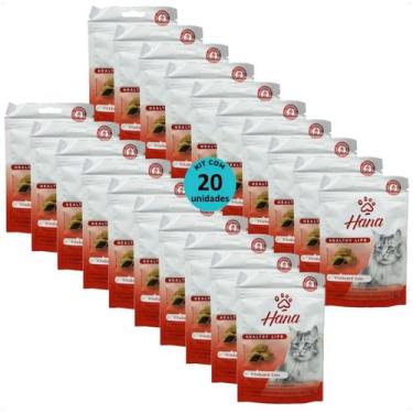 Imagem de Snack hana healthy life vitaguard cats para gatos adultos 60g kit com 