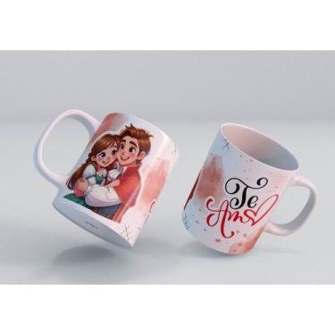 Imagem de Caneca Personalizada casal divertido e fofinhos 325ml - PRESENTE CRIAT