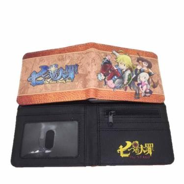 Imagem de Carteira Seven Deadly Sins Anime Characters Slim BiFold PU - Yiweisai