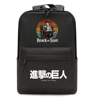 Imagem de Mochila escolar Levi Attacks Ons Titans Anime para crianças - yiweisai