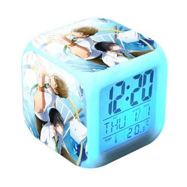 Imagem de Despertador Swimming Club Square LED Digital para homens - yiweisai