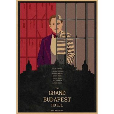 Imagem de Pôster Budapests Hotels Anime Art 30x42cm Papel 150g - yiweisai