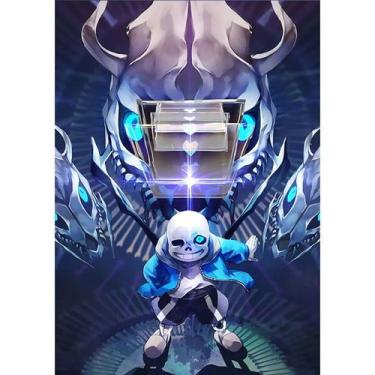 Imagem de Pôster Undertales Sans Anime Art 29,7x42cm Papel 60g - yiweisai