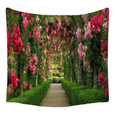 Imagem de Tapeçaria de parede Forest Floral Microfabric 150x130cm - yiweisai