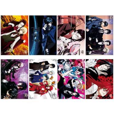 Imagem de Pôster Black Butlers Anime Art 29 x 42 cm 8 unidades/lote de papel - y