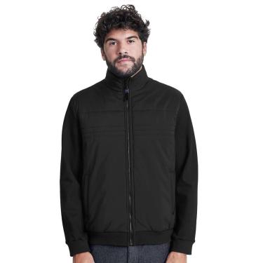 Imagem de Jaqueta Aramis Masculina Nylon e Malha Bomber Liquid Repeller Preta-Masculino