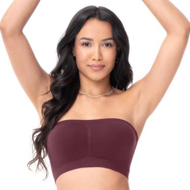 Imagem de Top Faixa sem Costura Bordeaux - Zee Rucci, G