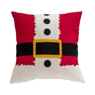 Imagem de Toalha De Bordado Para Natal E Ano Novo, Almofada Decorativa Para Sofá