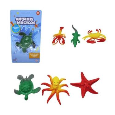 Imagem de Brinquedo Animais Marinhos Fundo Mar Expande Cresce na Água - Arktoys